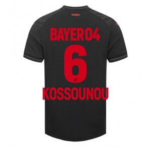 Bayer Leverkusen Odilon Kossounou #6 Hemmatröja 2023-24 Kortärmad